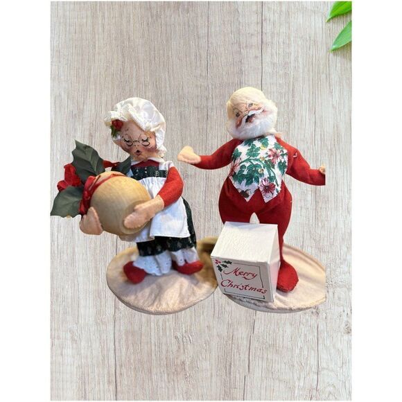 Annalee Santa and Mrs Clause | 1994 set of 2 - Picture 1 of 6